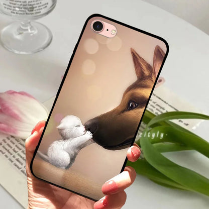 For iPhone 6S 6 Case Silicone Soft Back Phone Cover For iPhone 7 7Plus 6 6S Plus Silicon Cases For iPhone 8 8 Plus Fundas Bumper