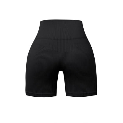 Women's Summer Loose Solid Color Yoga Pants Comfy Workout Pants Slim Female High Elastic Waist Skinny Yoga Running Sporty Shorts