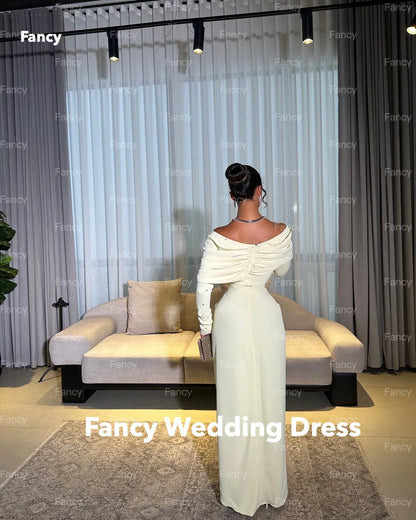 Fancy Dresses for Women Elegant White Wedding Party Dress vestidos de fiesta vestidos para eventos especiales customized