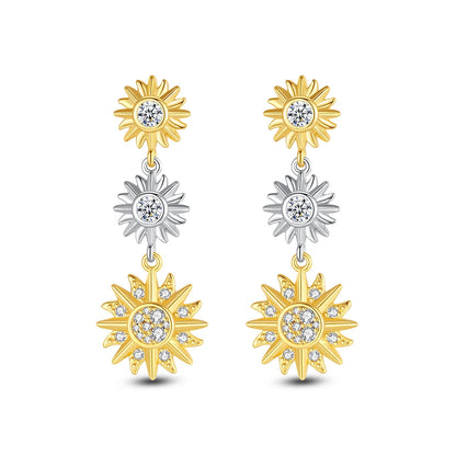 Original 925 Sterling Silver Earrings 2025 Stud Hoop Crystal Earings For Women Rose Gold Crown Heart Infinity Bee Earing Jewelry