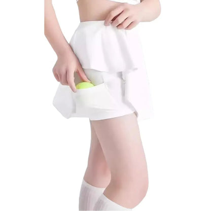 Children's tennis skirt Girls' fashion skirts Spring summer light quick-drying skirt Pants skirt Anti-exposure sports skirts