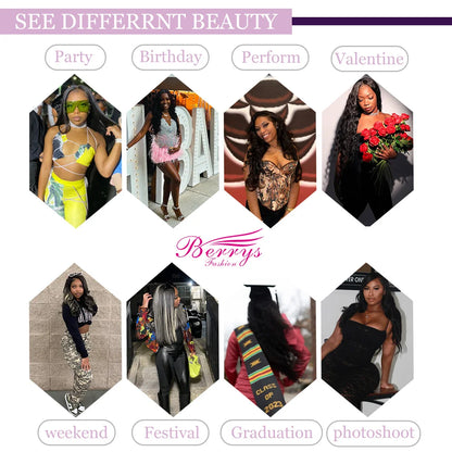 Berrys Fashion 613 Blonde Deep Wve Bundles Brazilian Curly Weave Human Hair Bundles 1/3/4PC Virgin Hair  #613 Color 12-28 Inch