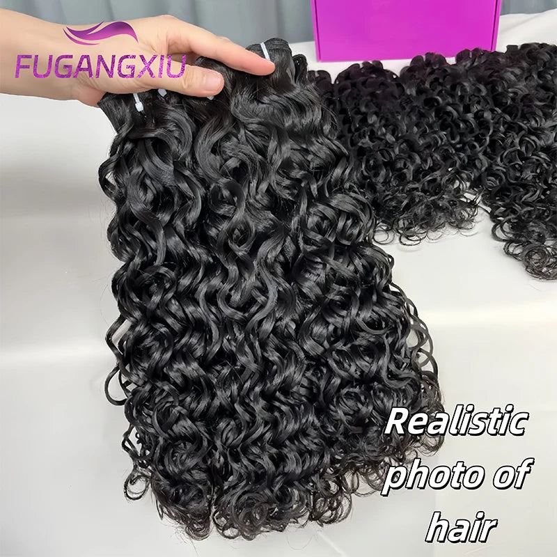 Brazilian Curly Hair Bundles 100% Human Hair Weave 1/3/6 Pieces Tissage Humain Hair Natural Remy Kinky Curly Hair Extensions