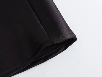 Satin Skirt Woman High Waist Elegant Long Skirts For Women Fashion Summer Midi Skirt Office Women's Skirts