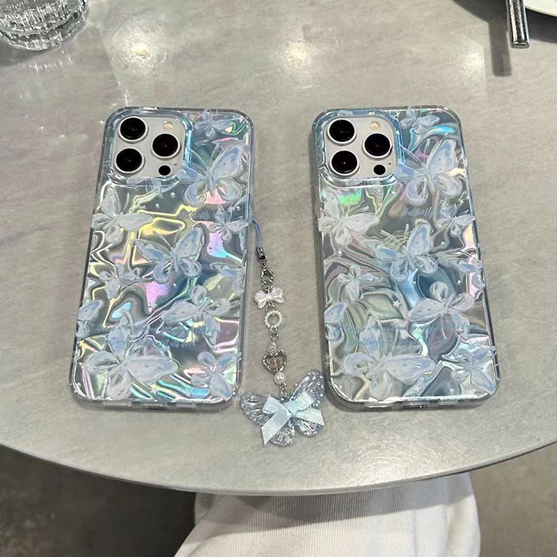 Butterfly Pearl Case For Honor X7C X9C 200 90 Smart X5B X8B X8A X8 X6B 70 X7A X7B X5 Plus X9A X9B X6 X6A Magic 7 6 5 Lite Cover