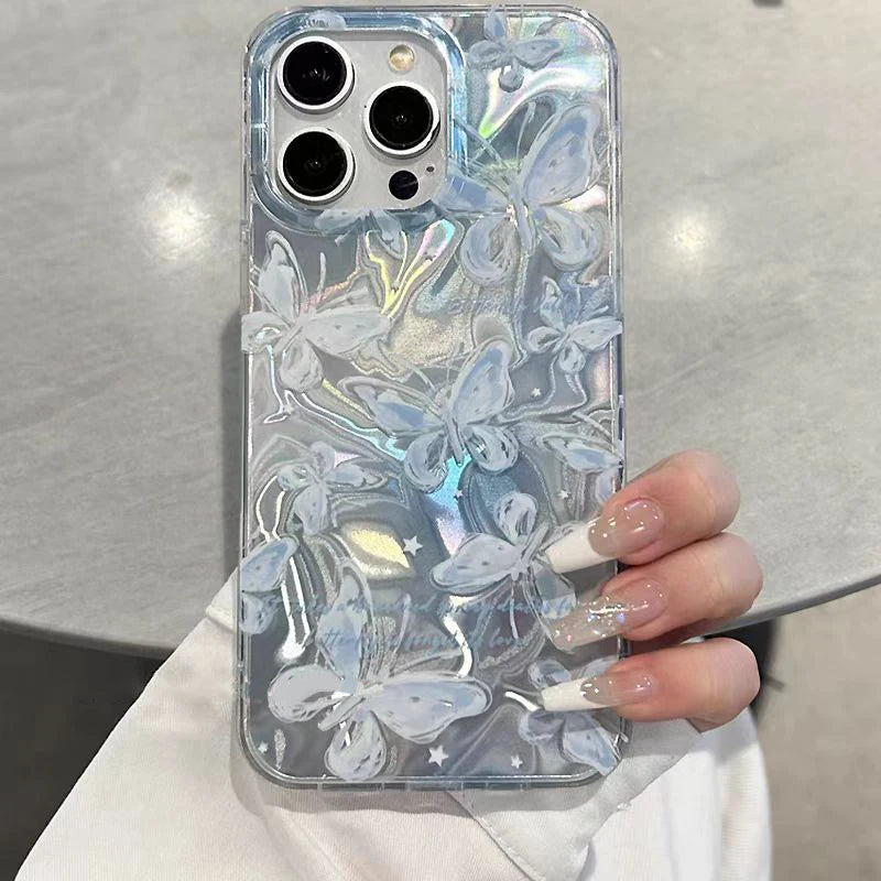 Butterfly Pearl Case For Honor X7C X9C 200 90 Smart X5B X8B X8A X8 X6B 70 X7A X7B X5 Plus X9A X9B X6 X6A Magic 7 6 5 Lite Cover