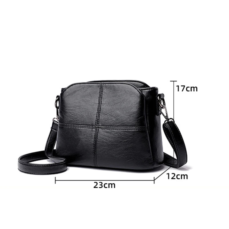 Women's Bags Retro Design Crossbody Bag Trend Quality PU Leather Bucket Shoulder Bags Small Handbags for Women