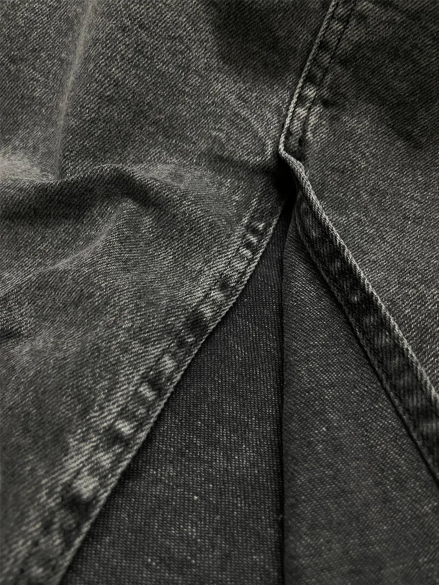 Denim Skirt Woman Streetwear Long Slim Skirts For Women Asymmetric High Quality Skirt Woman 2024 Trend High Waist Long Skirts