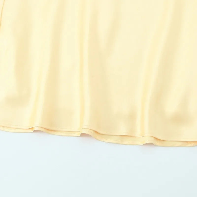 Women Elegant Satin Dress Fashion Lace Up Hanging Collar Long Dresses for Women Solid Sleeveless Midi Dress Lady Evening Dress