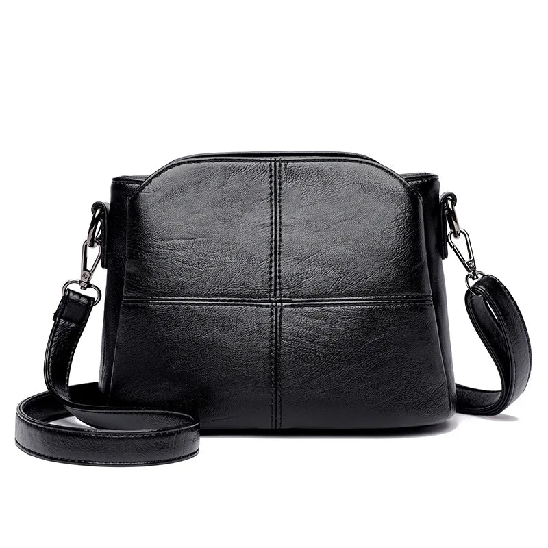 Women's Bags Retro Design Crossbody Bag Trend Quality PU Leather Bucket Shoulder Bags Small Handbags for Women