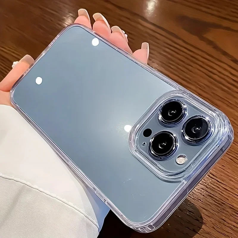 Ultra Thin Clear Acrylic Phone Case For iPhone 16 15 14 Plus 13 12 11 Pro Max Phone Back Cover Transparent Shockproof Cover