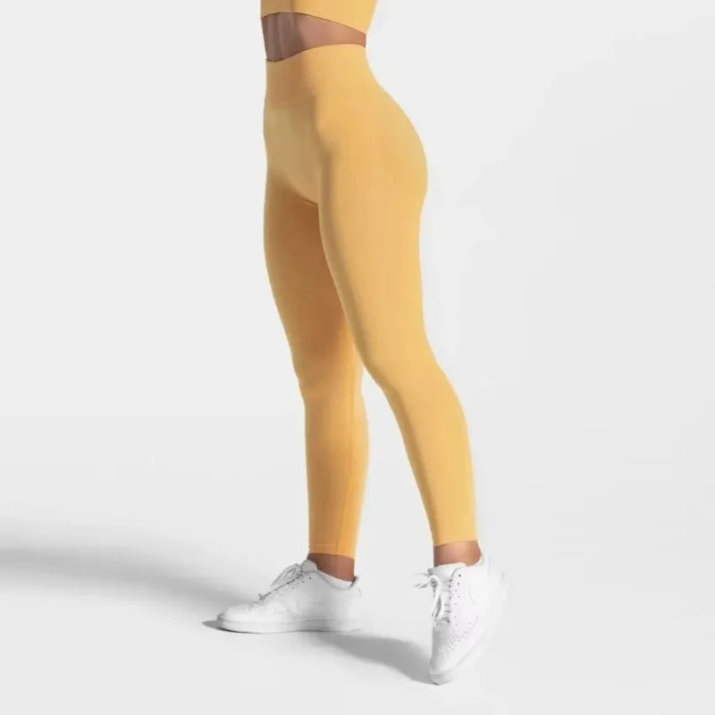 2025 Women's Alphabet Yoga Pants Double-sided High-waisted Quick-drying Fitness Wear Outdoor Running Leggings TEVEO summerr