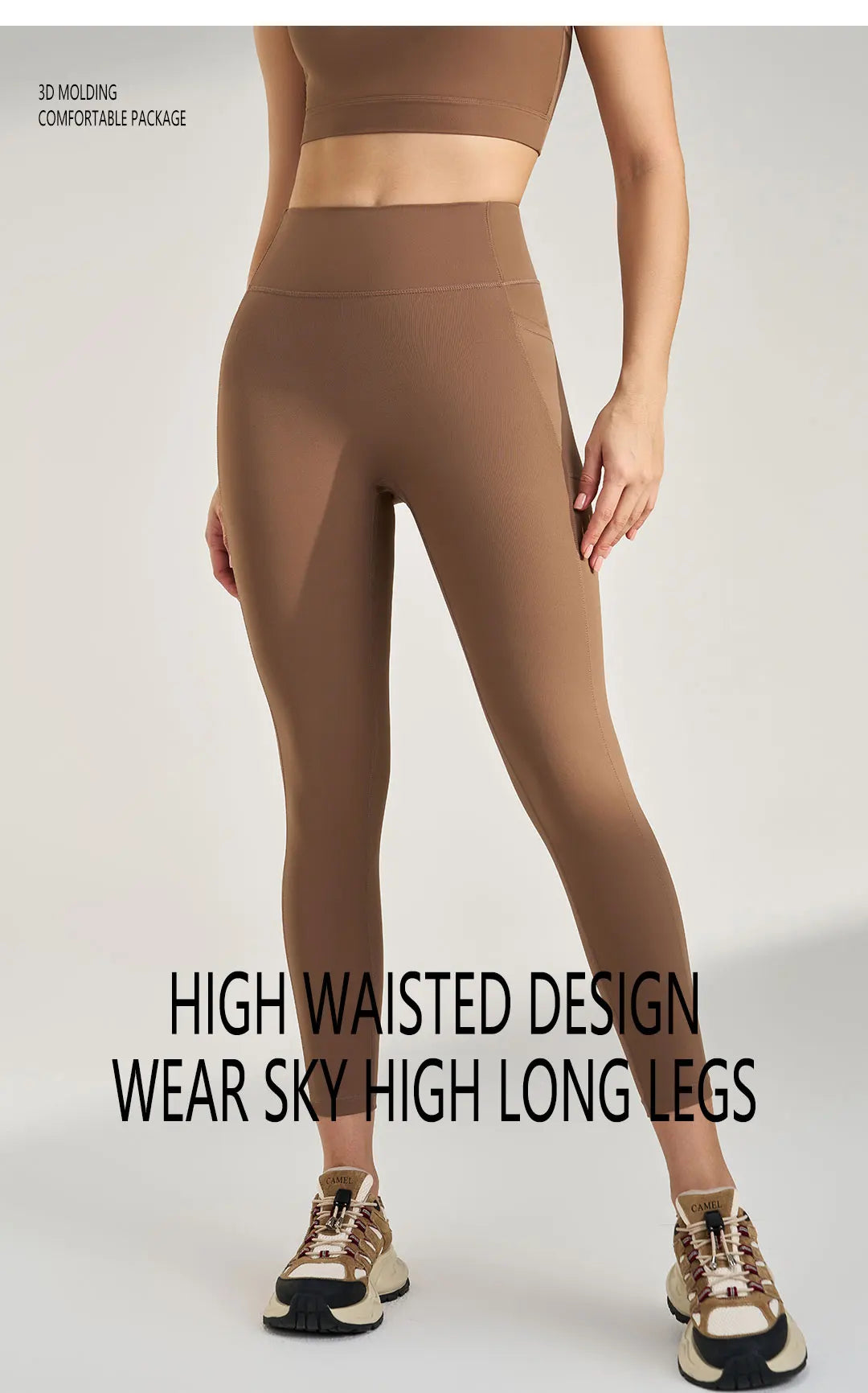 Women's High Waist Yoga Pants Peach Butt Stretch Leggings Outdoor Quick Dry Sweatpants Running Fitness No Trace Pants