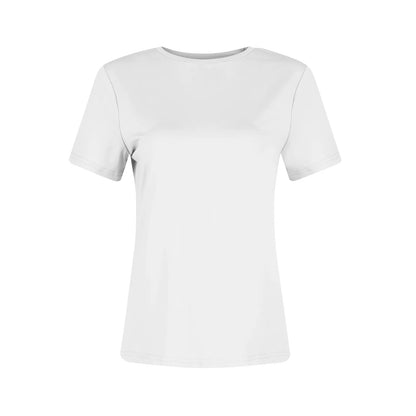 Women Sexy slim fit tops Short Sleeve Soild Sexy Tee blouse Slim Fit Tight Crop-Top t Shirt clothes for women top mujer traf