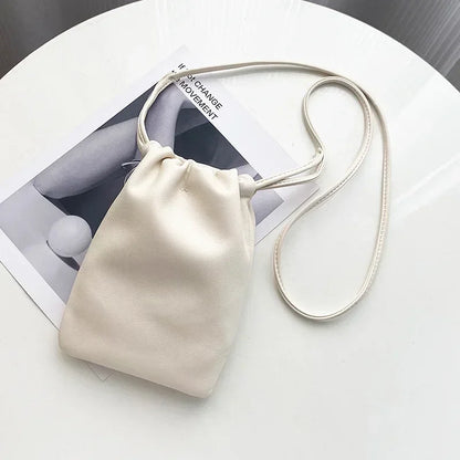 Women Handbags Female Pu Leather Shoulder Bags Large Capacity Crossbody Bags Solid Flap for Women Portable Phone Purse
