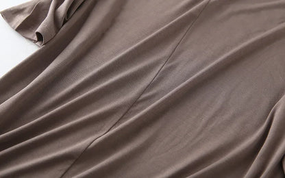 Fashion Tops Tees 2025 Summer T-shirt Women Half-Sleeve Solid Loose Shirt V-neck Oversize Basic Top Shirts for Women Casual