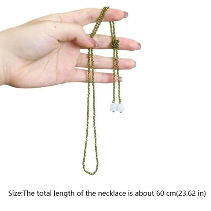 Pearl Necklace Women Long Crystal Beads Sweater Collares Necklace Baroque Beades Pendant Neck Jewelry 2025 Accessories