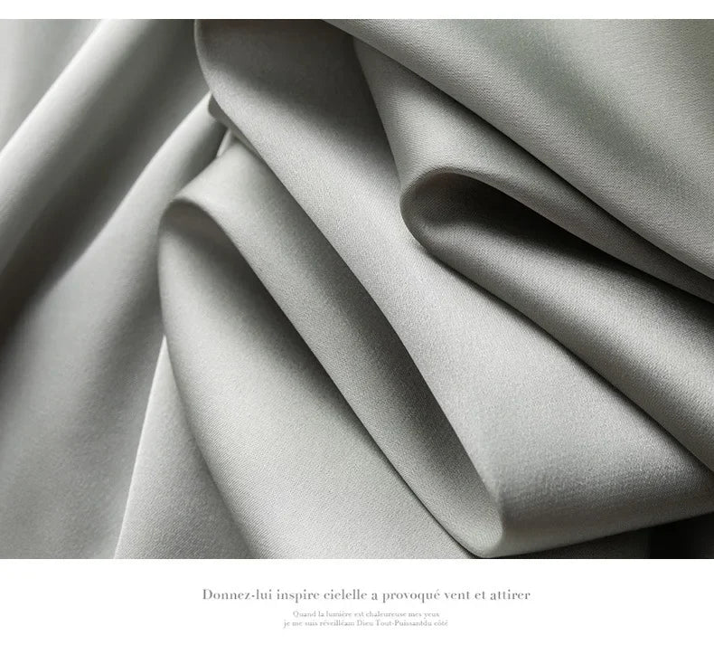 Woman T-shirts Elegant SILK Satin Blouse Sleeveless Female Summer 2023 Casual Loose Tanks and Camis Solid Green Tops for Women