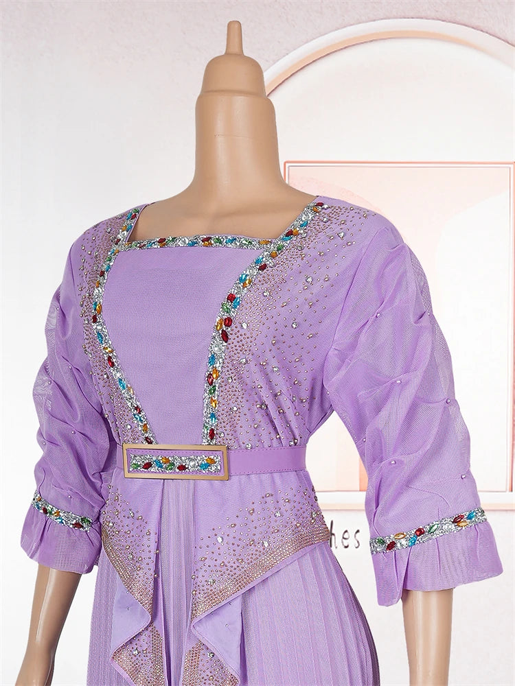 African Dresses For Woman 2025 Africa Clothing Wedding Party Evening Gowns Dashiki Ankara Outfits Dubai Turkey Kaftan Abayas