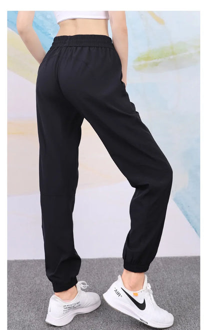 Women Yoga Training Pants Sports Trousers Exercise Fitness High Waist Sportswear Running Jogging Pants Workout Yoga Sweatpants