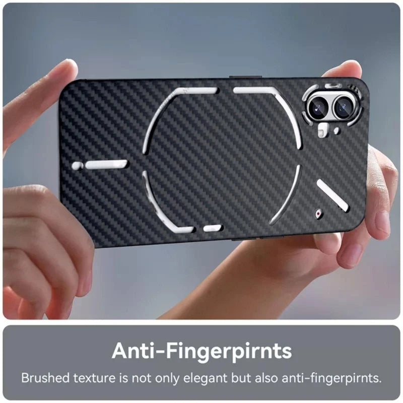 Phone Protector Cover for nothing phone 1 Cellphone Carbon Fiber Cover Anti-Scratch Shells All Inclusive Hard Case