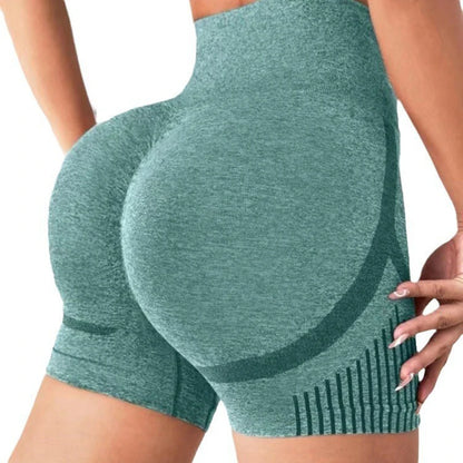 Women Yoga Shorts High Waist Workout Shorts Fitness Yoga Lift Butt Fitness Ladies Gray Yoga Gym Running Short Pants Sportswear