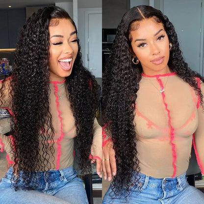 Wear And Go Kinky Curly Wig 7x5 6x4 Glueless Human Hair Wig Ready To Go Human Hair Lace Closure Glueless Wigs Pre Cut No Glue