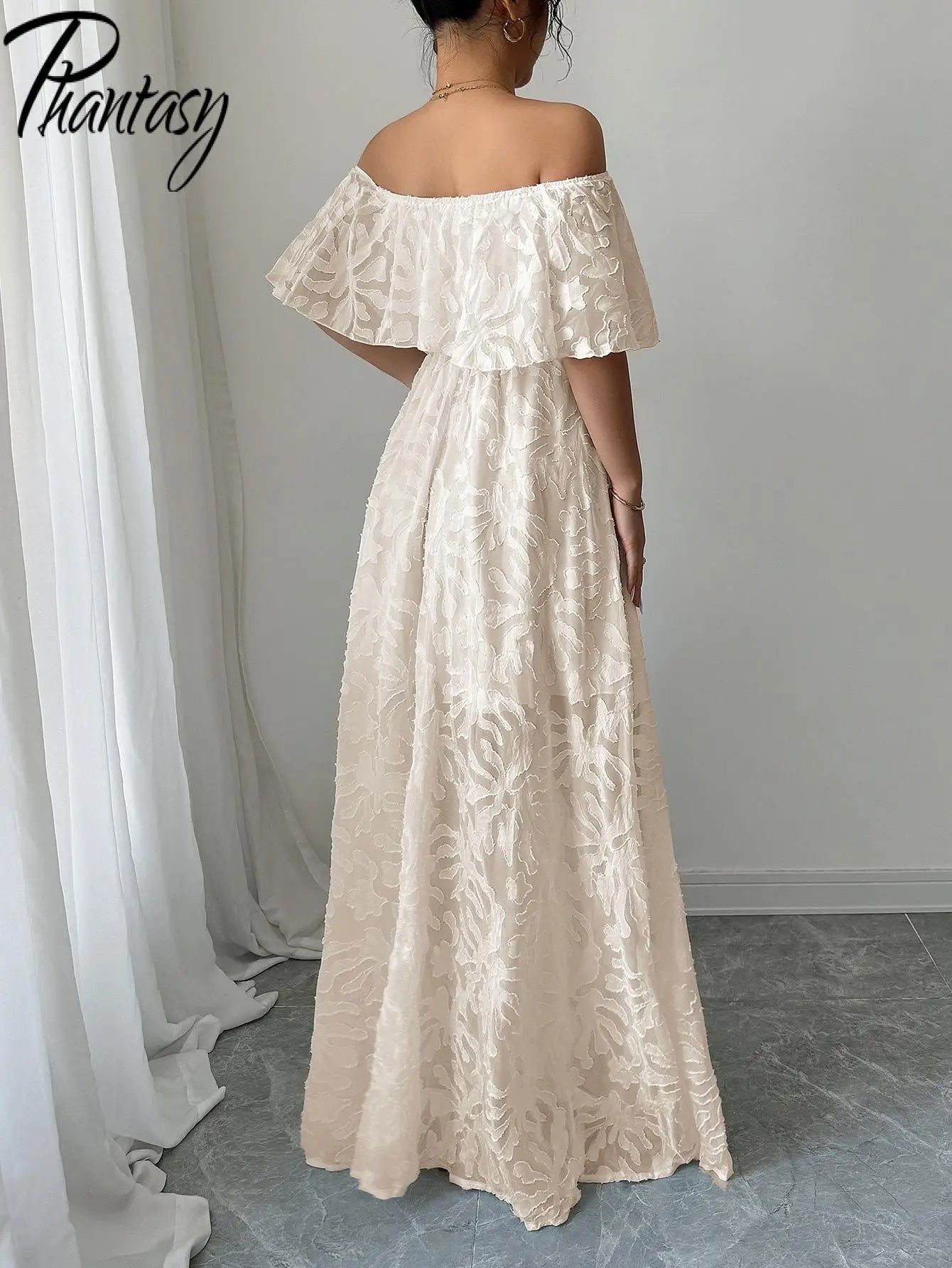 Women's Dresses 2025 Summer White Dress Women Cover-Ups Outfits Boho Hippie Chic Long Maxi Dresses Female Clothes Robe Vestidos