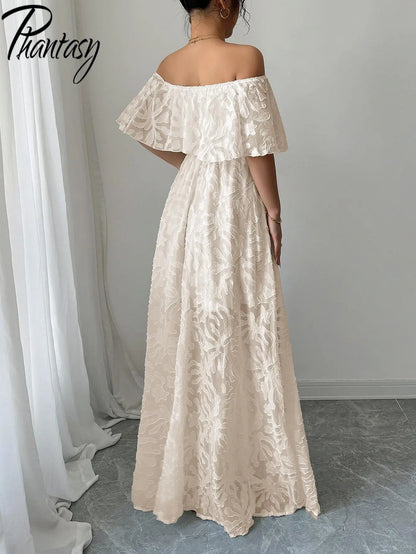 Women's Dresses 2025 Summer White Dress Women Cover-Ups Outfits Boho Hippie Chic Long Maxi Dresses Female Clothes Robe Vestidos