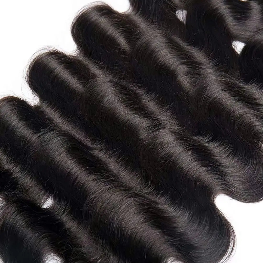 3 Bundles Brazilian Body Wave Human Hair Extension Natural Black Hair Weave Double Machine Wefted Durability 10-30Inch For Women