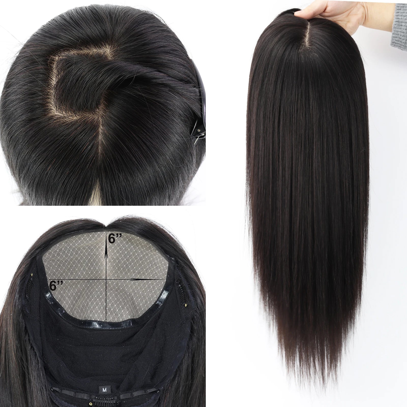 6x6“ Silk Top Full Lace Wig with PU front Real Virgin European Human Hair Wig for Women Silk Base with Elastic Net Wear to go