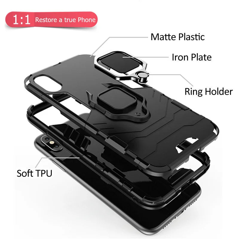 Shockproof Phone Case For Nothing Phone 3a Case Anti-knock Armor Back Cover For Nothing Phone 3a Pro Case For Nothing Phone 3a