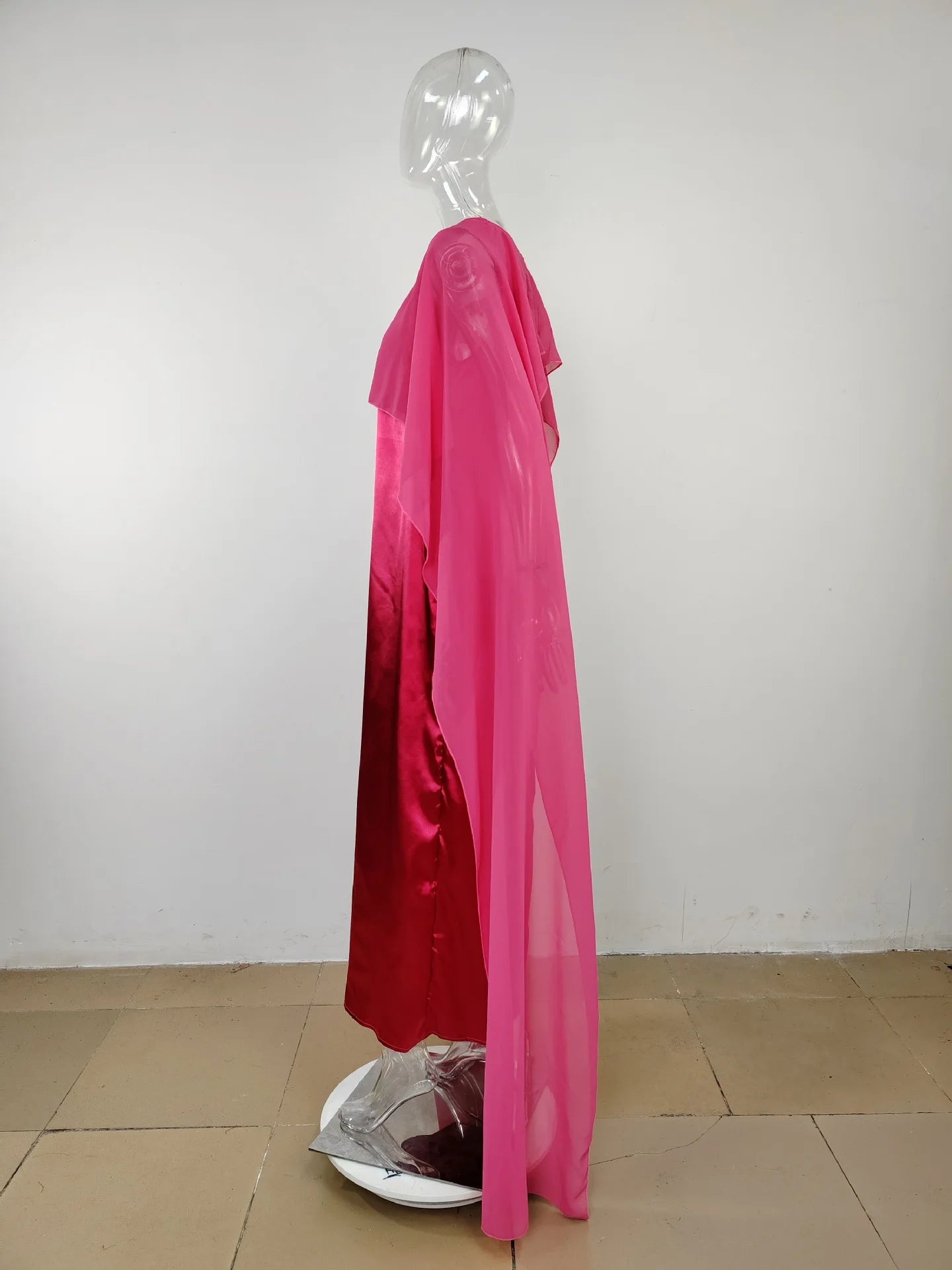 Women Dress Long Dresses Solid Round Neck Full Sleeve Casual Regular Loose Fit Elegant Splice High Waist Vestidos Simple