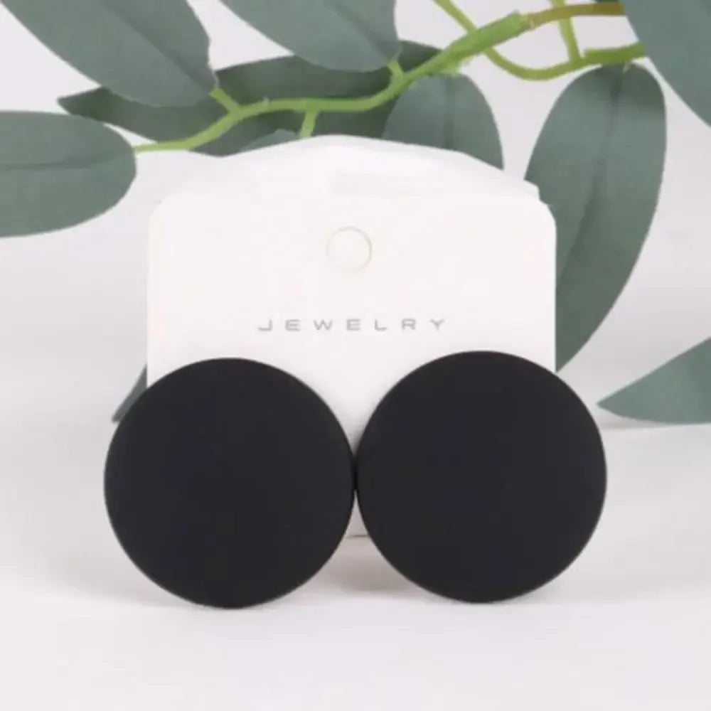 High Quality Exaggerated Acrylic Round Earrings Colorful Dangle Earrings Simple And Versatile Earrings Fashion Earrings