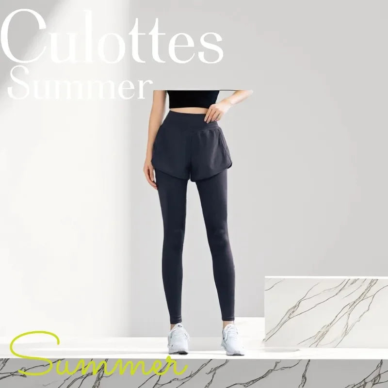 Yoga pants, women's quick-drying fitness pants, high-waisted and hip-lifting running training tight sports pants