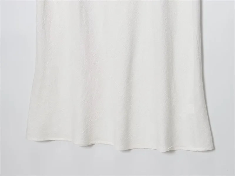 Women's Skirt New Fall 2025 Solid Color Drawstring Design Skirt Skirt Casual Fashion Personality Versatile