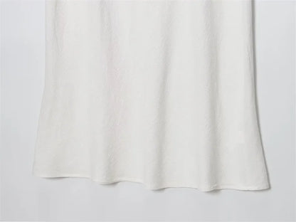 Women's Skirt New Fall 2025 Solid Color Drawstring Design Skirt Skirt Casual Fashion Personality Versatile