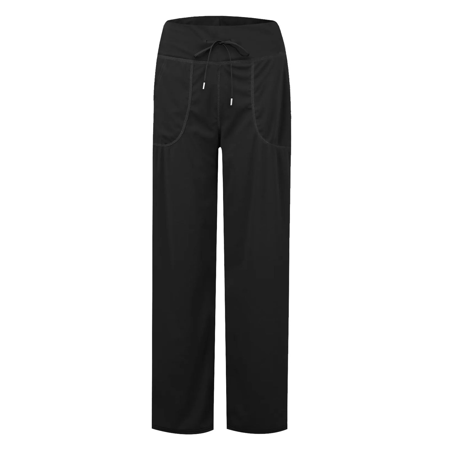 Wide Leg Pants For Women Yoga Pants High Waist Sweatpants With Pockets Stretch Pants Comfy Workout Sports Sweatpants