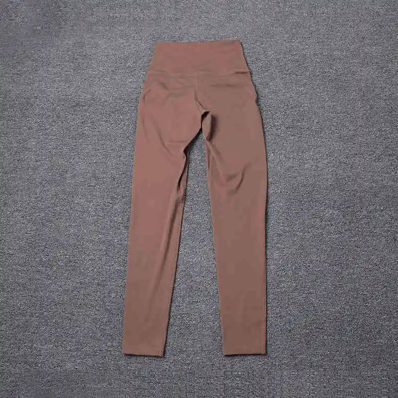 Yoga Pants Nude Fast Drying Breathable GYM Fitness No Wear underpants  Yoga Leggings High Waist