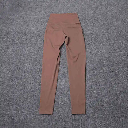 Yoga Pants Nude Fast Drying Breathable GYM Fitness No Wear underpants  Yoga Leggings High Waist