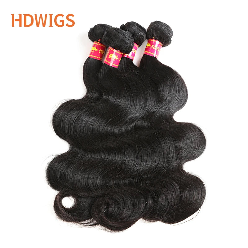 Body Wave Unproccessed Virgin Human Hair Bundles 1pc High Quality One Donor Hair Weave Raw Virgin Hair Weft for Women Natural