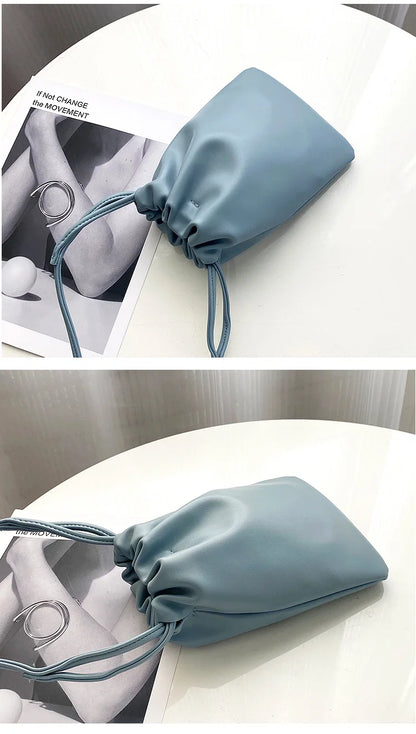 Women Handbags Female Pu Leather Shoulder Bags Large Capacity Crossbody Bags Solid Flap for Women Portable Phone Purse