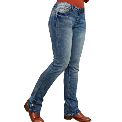 Women's Classic Denim Pants Fashion Vintage Low Waist Skinny Denim Trousers Daily Causal Versatile Trendy Streetwear Jeans