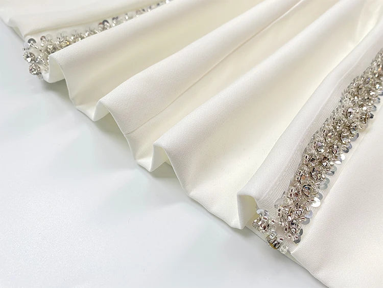 Womens Dresses Evening Dresses Fashion Casual Long Sleeves Loose Sequined Solid Color Elegant Round-neck Mini Dresses