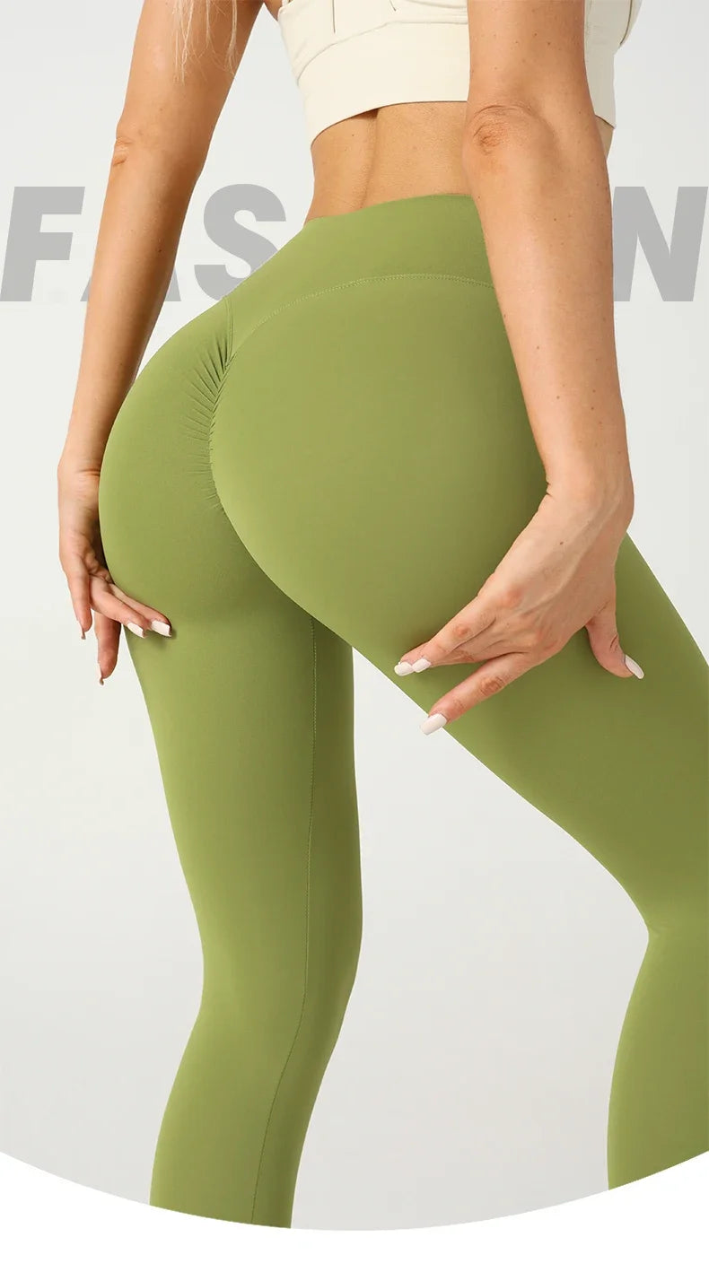 High Waist Yoga Leggings Women Fitness Leggings Running Cycling Pants Breathable Sports Leggings Summer Workout Gym Clothing👖👍