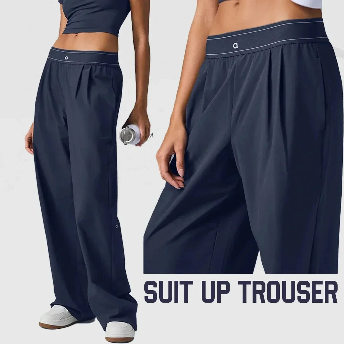 Yoga Sports Pants for Women Outdoor Casual Classic Style High Waisted Straight Wide Pants Comfortable and Loose Wide Leg Pants