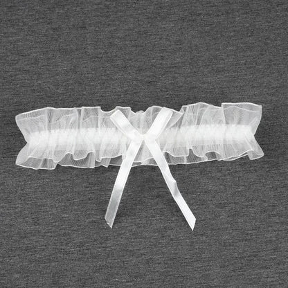 Women Sexy Bow Lace Choker Necklaces Torques Collar Floral Bowknot Wedding Party Cosplay Lolita Fashion Girls Elastic Neck Ring