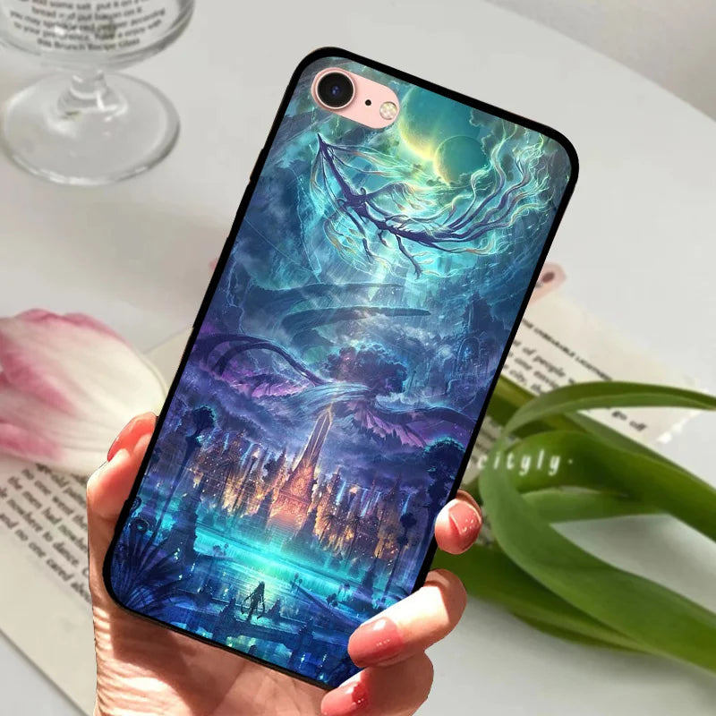 For iPhone 6S 6 Case Silicone Soft Back Phone Cover For iPhone 7 7Plus 6 6S Plus Silicon Cases For iPhone 8 8 Plus Fundas Bumper