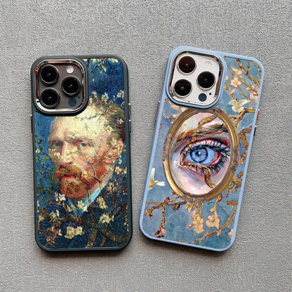 Art Painting Silicone Phone Cases For iPhone 11 12 13 14 15 Pro Max 15 14 Plus X XS XR 7 8 Plus SE 2020 Shockproof Case Cover