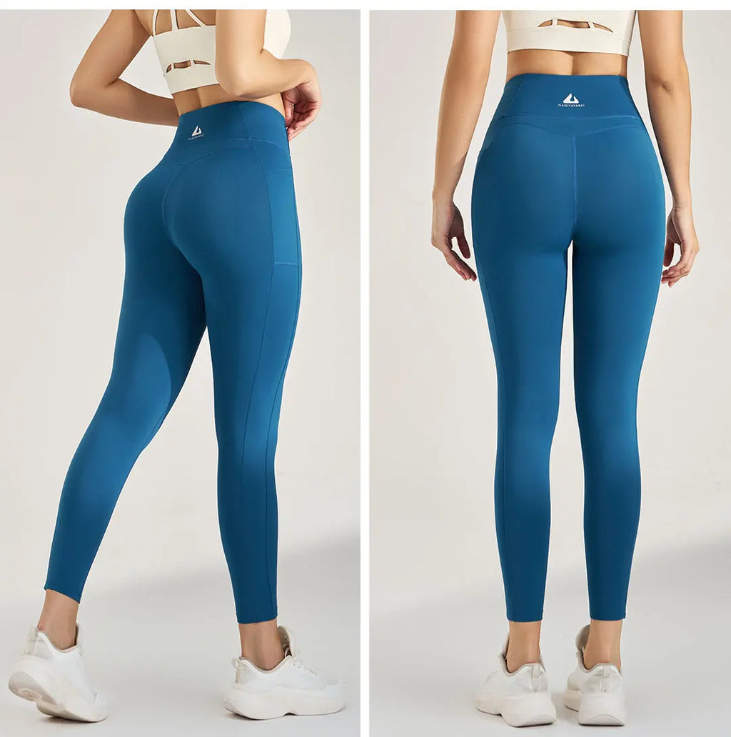 Women's High Waist Yoga Pants Peach Butt Stretch Leggings Outdoor Quick Dry Sweatpants Running Fitness No Trace Pants